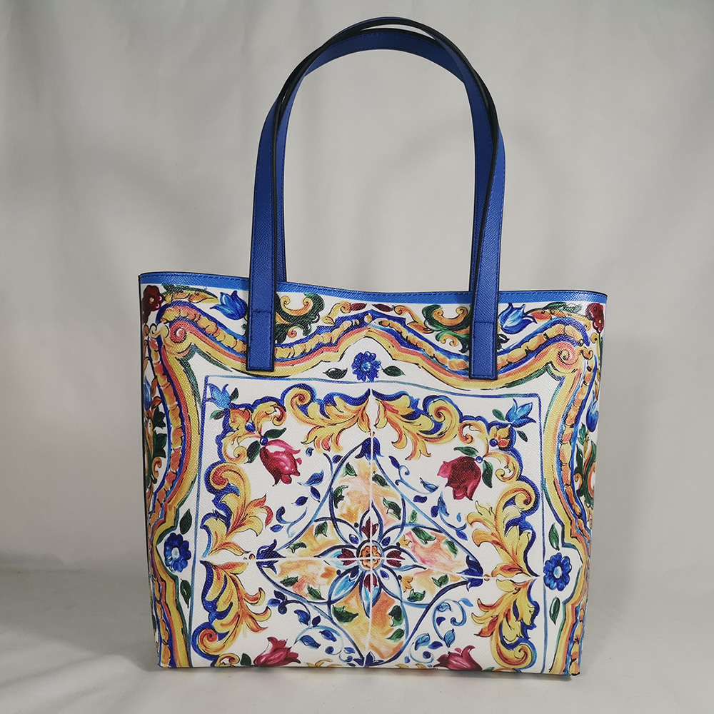 Tote Bag Leather Monogram - กระเป๋าผู้หญิง 2020 กระเป๋าถือกระเป๋าแฟชั่นกระเป๋าถือกระเป๋าถือเทียม Monogram กระเป๋า Ladie
