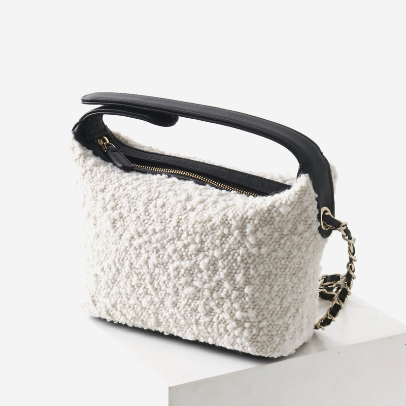 Luxury Bags Casual - กระเป๋าหนังคลาสสิคทรงมินิโฮโบสำหรับผู้หญิง กระเป๋าถือแบรนด์หรู ดีไซน์เนอร์ 2026 รุ่นใหม่ ทำจากหนังวัว