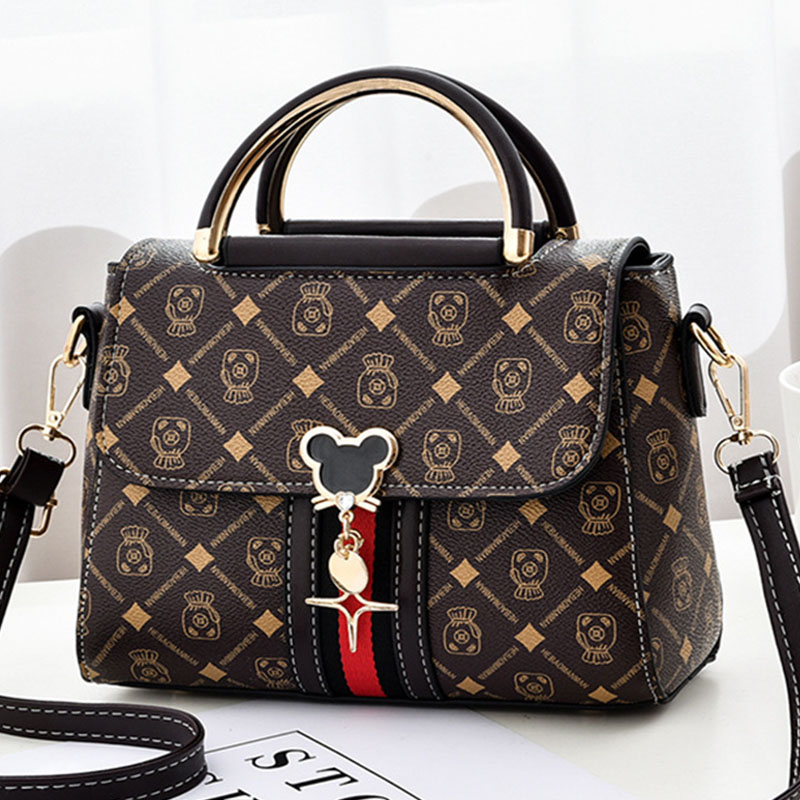 กระเป๋าสะพายไหล่ใหม่ กระเป๋าถื - Tote Bag Leather Monogram บทวิจารณ์และราคา