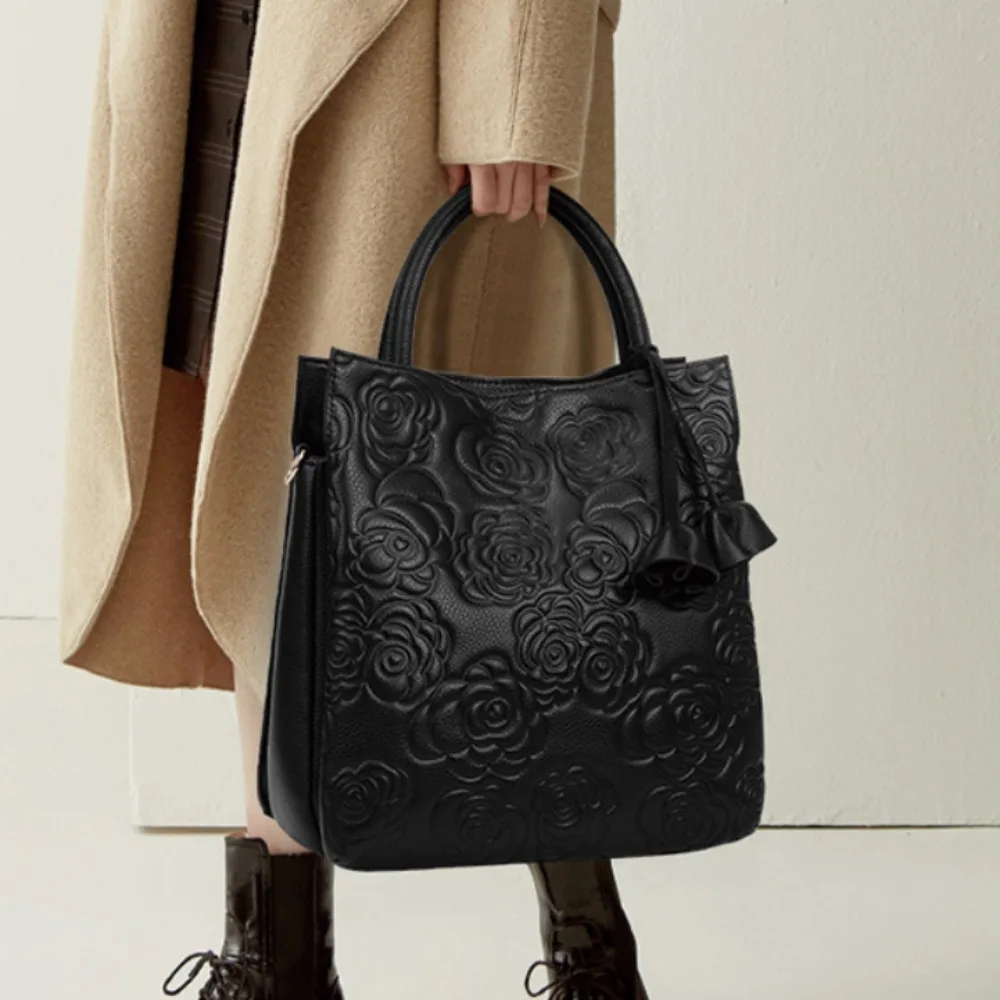 กระเป๋าถือลายดอกไม้ขนาดใหญ่สไต - Luxury Bags Vegan บทวิจารณ์และราคา