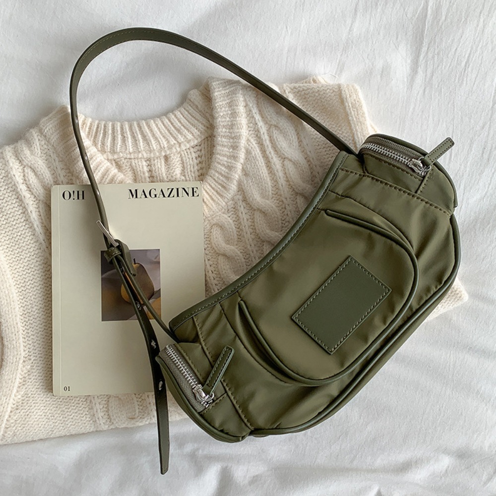 กระเป๋าไนลอนมังสวิรัติใต้วงแขน - Luxury Bags Vegan บทวิจารณ์และราคา
