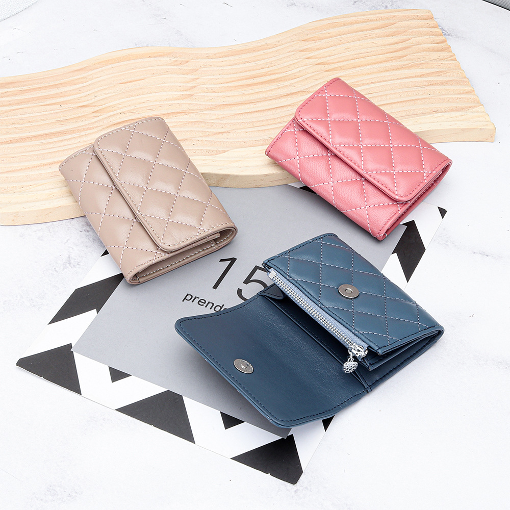 Sheepskin Quilted ผู้ถือบัตรผู - Luxury Bags Brand Names บทวิจารณ์และราคา